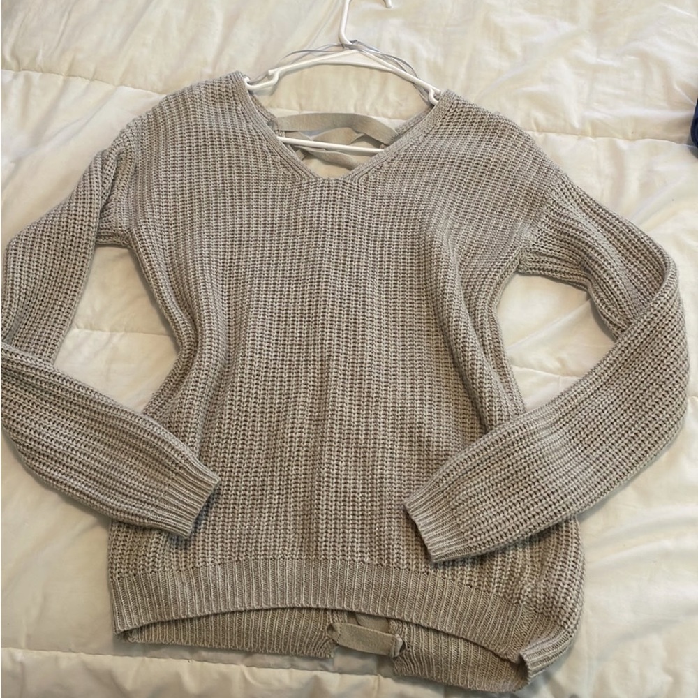Grey sweater